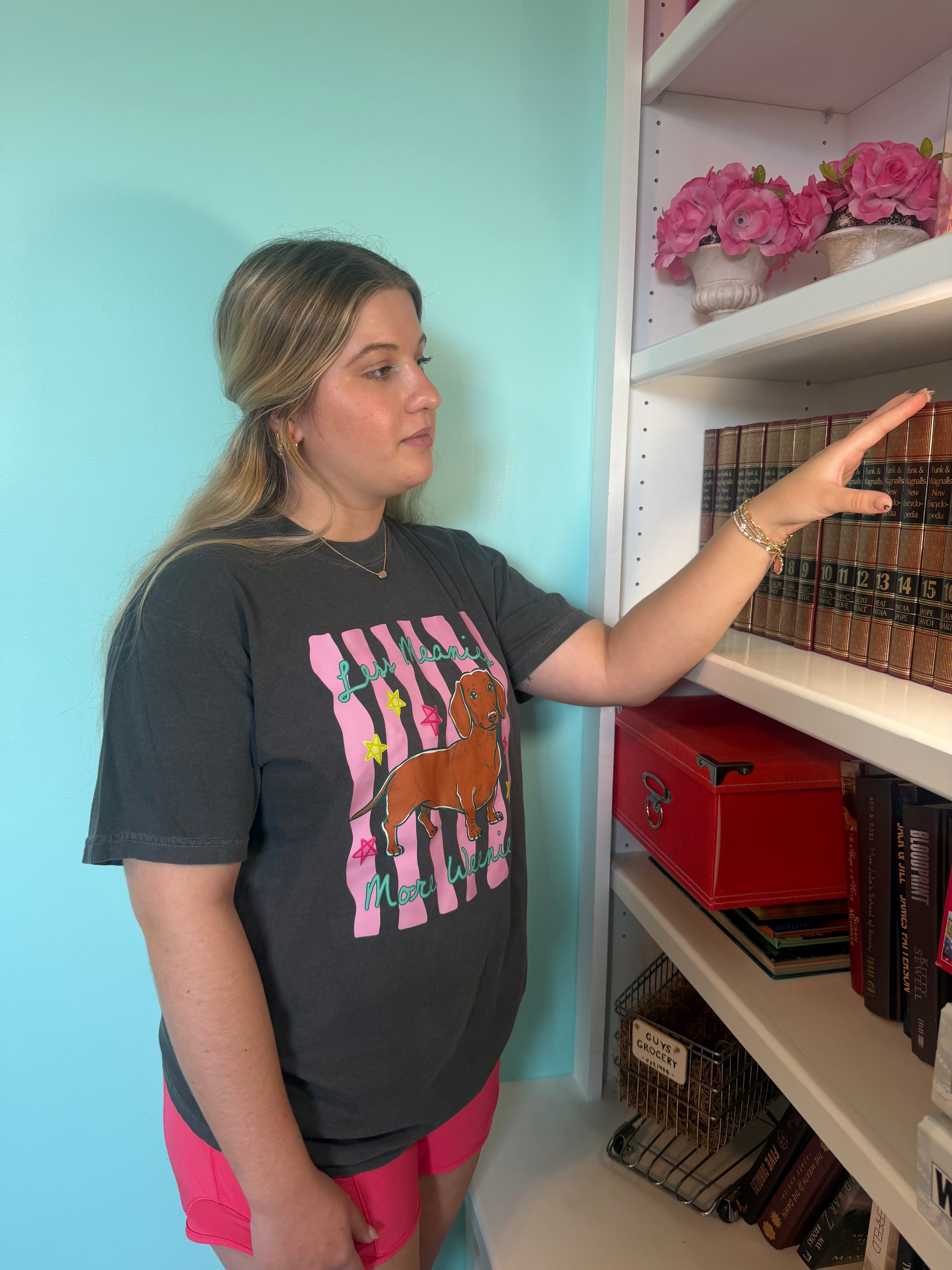 LeAnne — Less Meanies More Weenies Graphic Tee