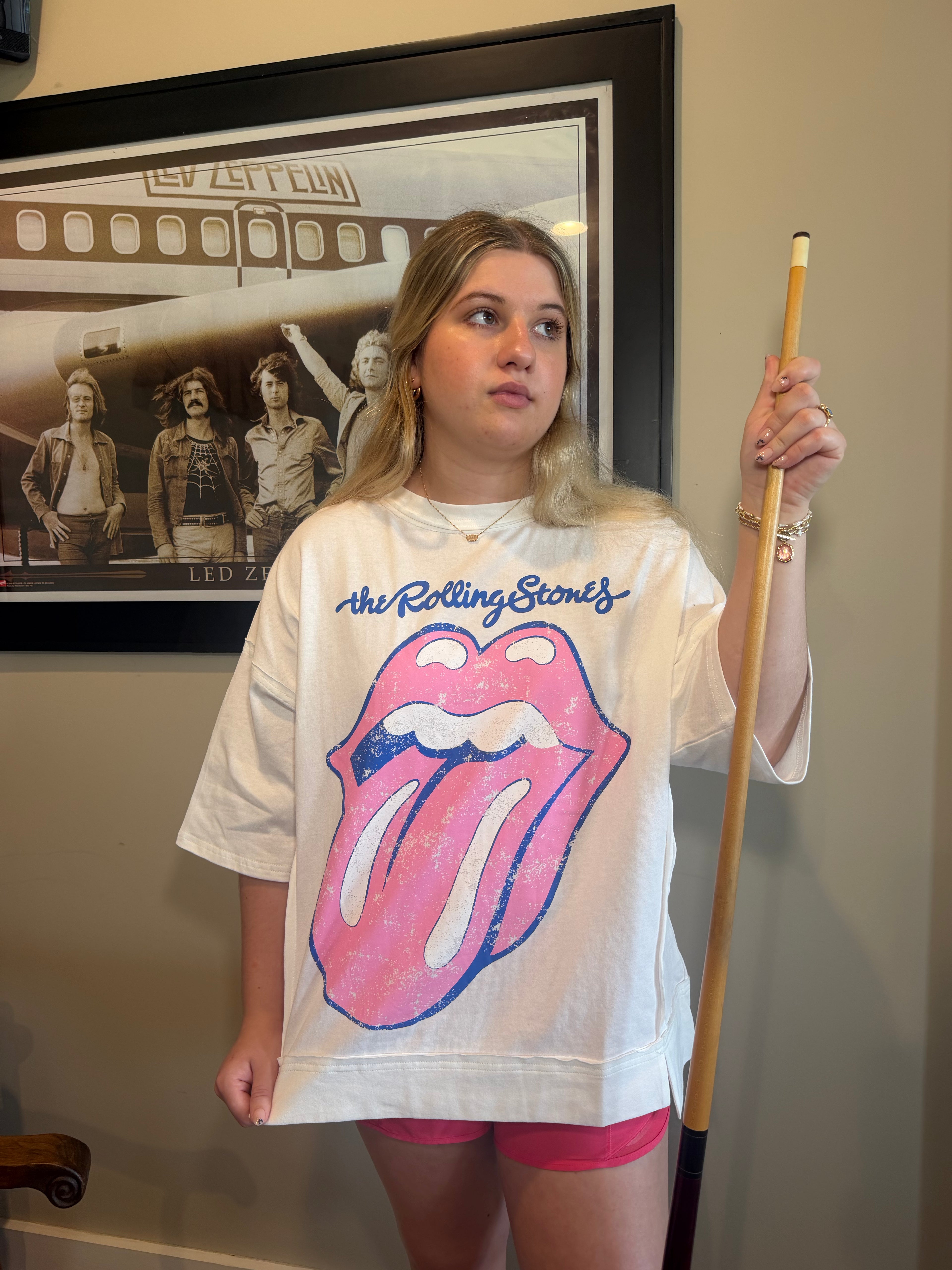 Raylee — Rolling Stones Oversized Graphic Tee
